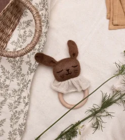 Grzechotka, gryzak - bunny nut