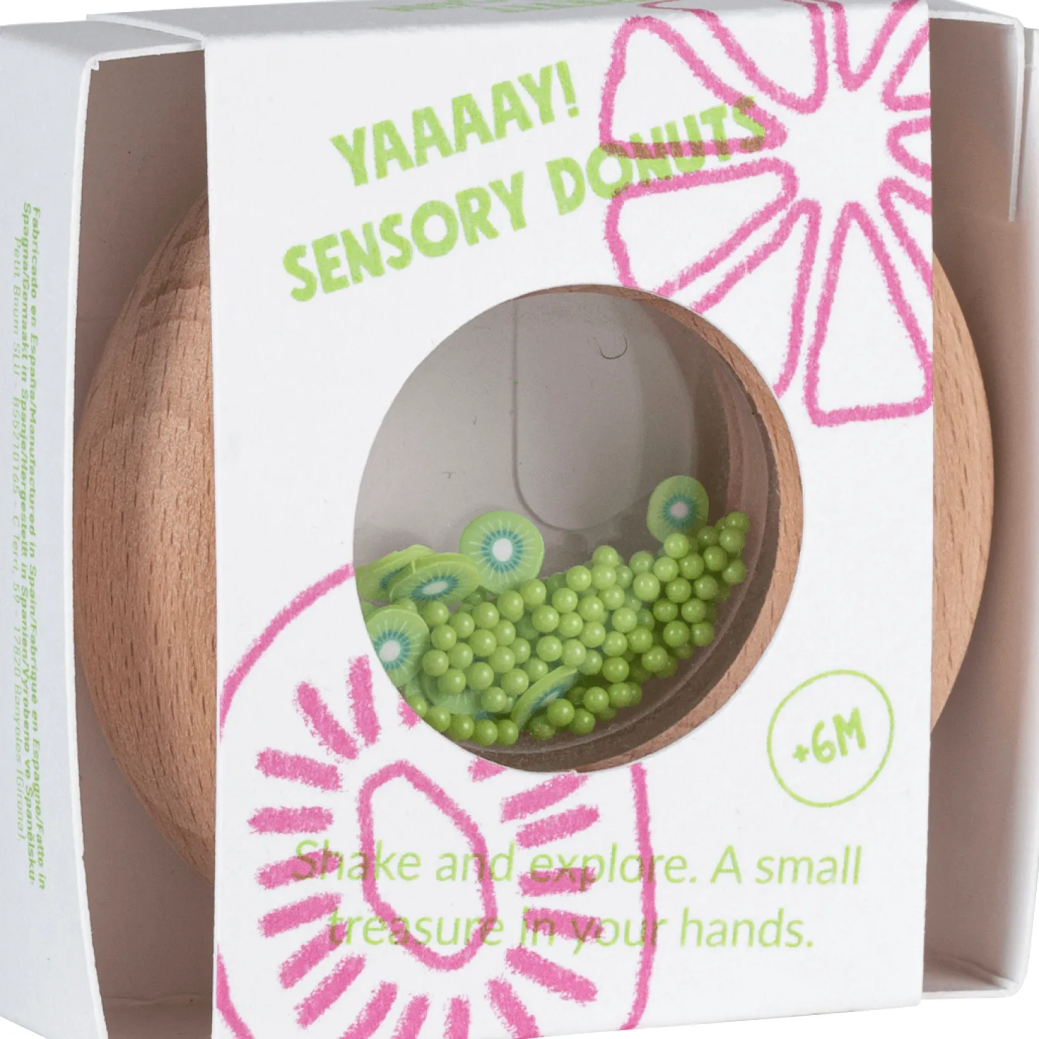 Grzechotka sensoryczna - Kiwi