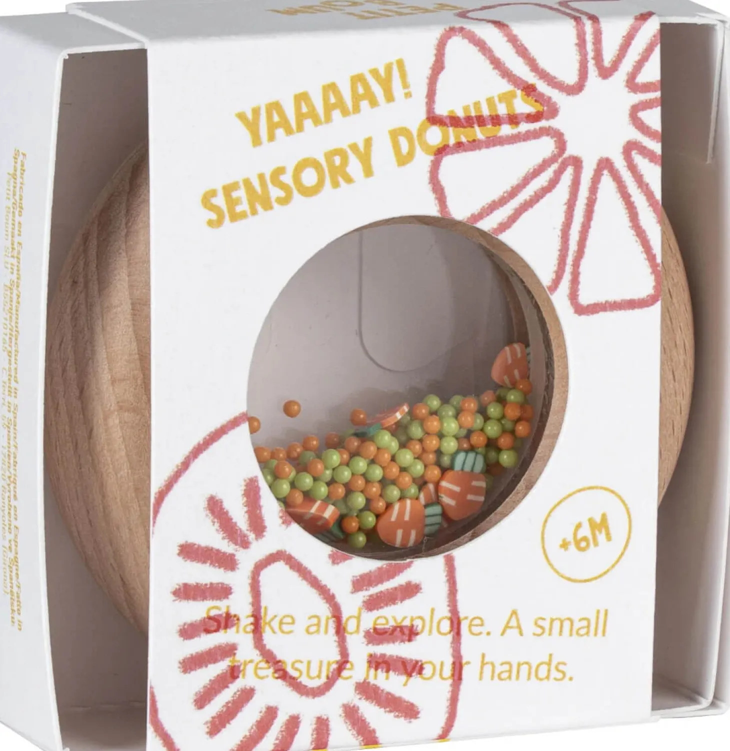Grzechotka sensoryczna - Marchewki