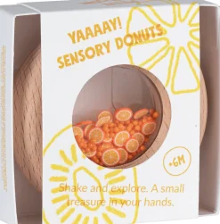 Grzechotka sensoryczna - Pomarańcza
