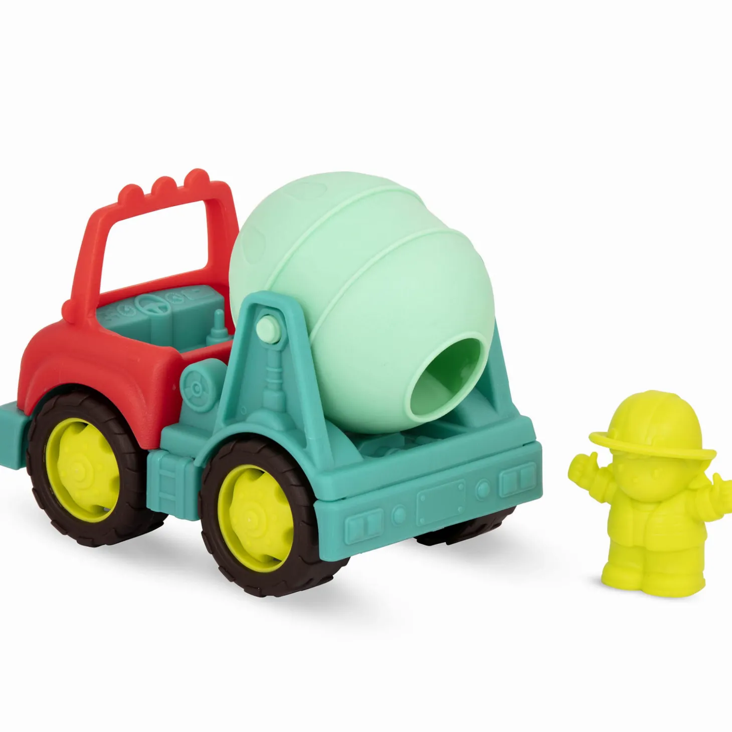 Happy Cruisers – zestaw 3 samochodów budowlanych z figurkami kierowców