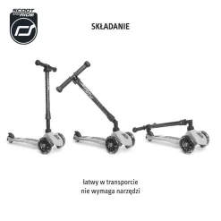 Highwaykick 3 LED Hulajnoga składana ze świecącymi kółkami 3+ Kiwi