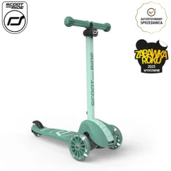 Highwaykick 3S Hulajnoga z systemem sterowania 2w1 i kółkami LED składana 3+ Forest