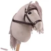 Hobby Horse koń DELUXE na kiju 80cm beige