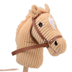 Hobby Horse z funkcją dźwiękową koń LUX na kiju 80cm Beige