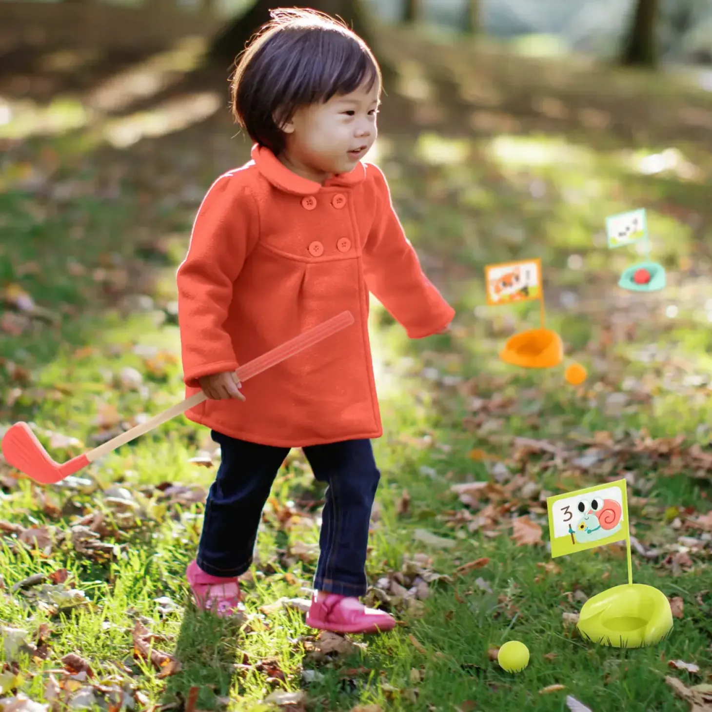 Hole-in-Fun – zestaw do gry w golfa
