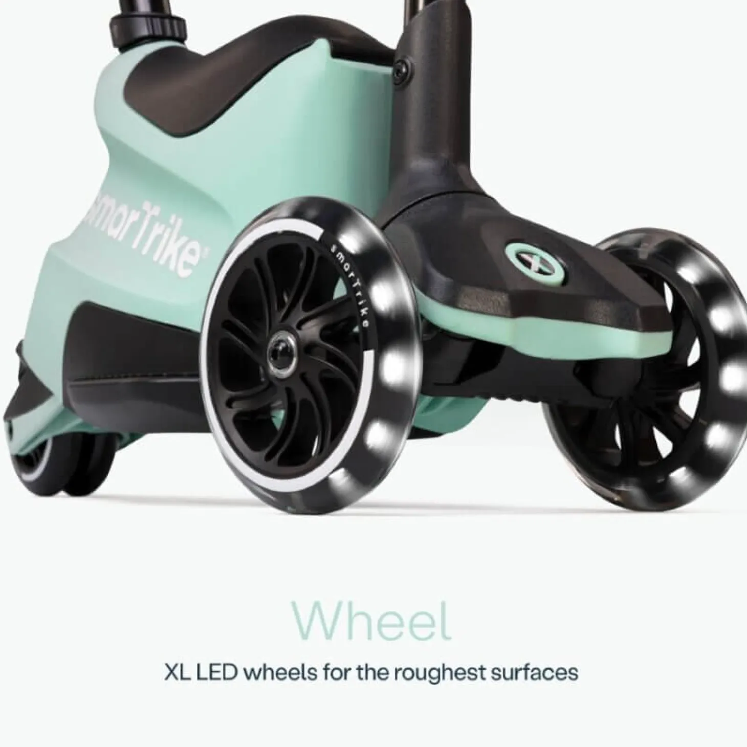 Hulajnoga 4w1 Xtend Scooter + Ride-on, Soft Green