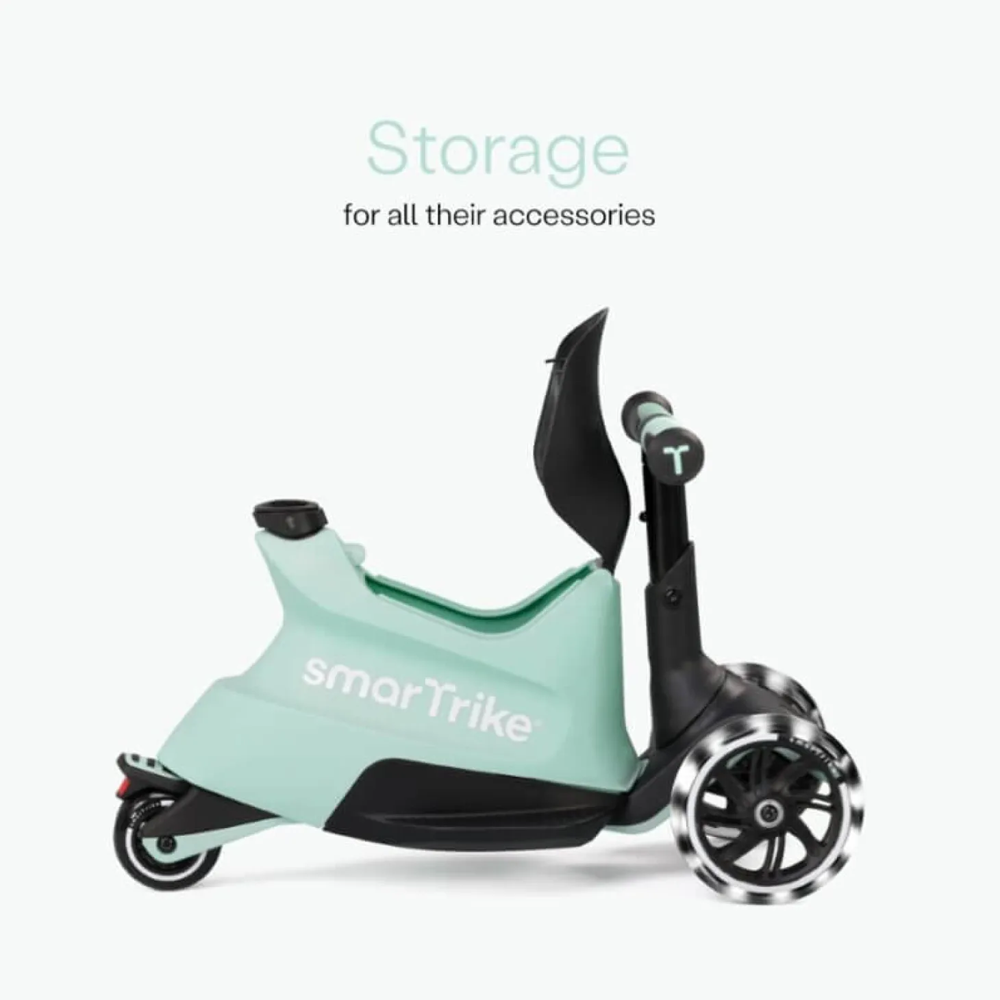 Hulajnoga 4w1 Xtend Scooter + Ride-on, Soft Green