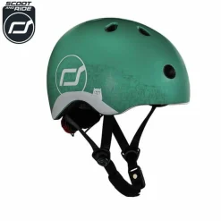 II GATUNEK: Kask z odblaskami XXS-S dla dzieci 1rż+ Forest Owl