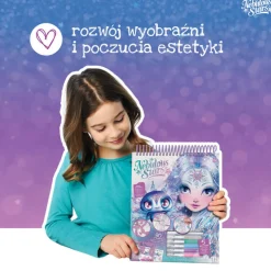 II GATUNEK: Szkicownik z metalicznymi pisakami M Iceana