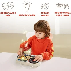Interaktywna tablica muzyczna Mały DJ, 36m+