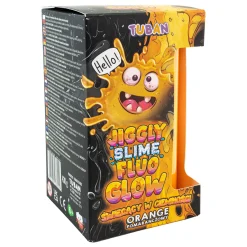 Jiggly Slime Fluo Glow - pomarańczowy, 430g