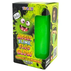 Jiggly Slime Fluo Glow - zielony, 430g