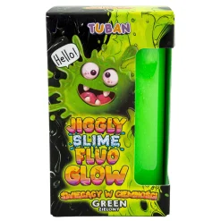Jiggly Slime Fluo Glow - zielony, 430g