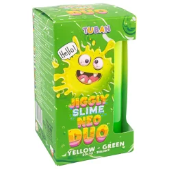 Jiggly Slime Neo Duo - żółto-zielony, 430g