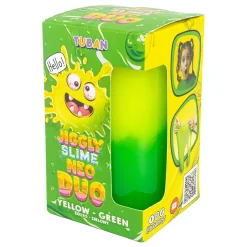 Jiggly Slime Neo Duo - żółto-zielony, 430g