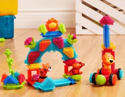 Jungle Adventures - klocki jeżyki w tubie - zestaw DŻUNGLA, 54 elementy