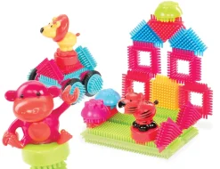 Jungle Adventures - klocki jeżyki w tubie - zestaw DŻUNGLA, 54 elementy