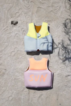 Kamizelka do pływania asekuracyjna dla dzieci Splash & Fun lavender apricot