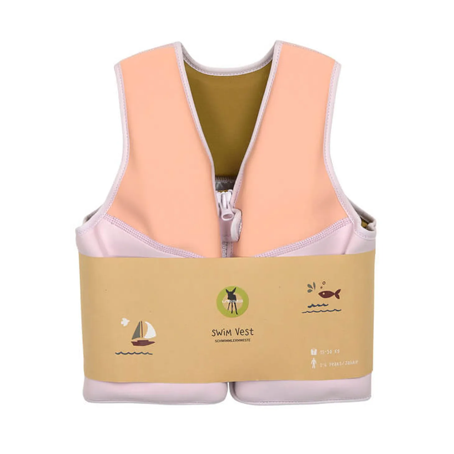 Kamizelka do pływania asekuracyjna dla dzieci Splash & Fun lavender apricot