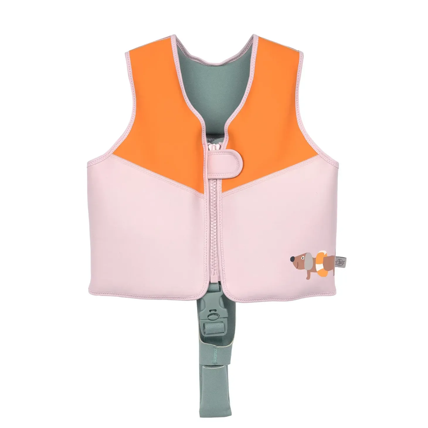 Kamizelka do pływania asekuracyjna dla dzieci Splash & Fun pale, pink orange