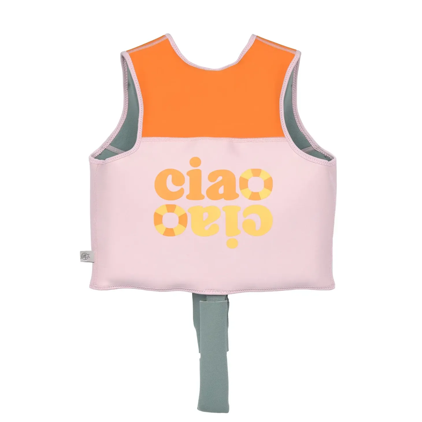 Kamizelka do pływania asekuracyjna dla dzieci Splash & Fun pale, pink orange
