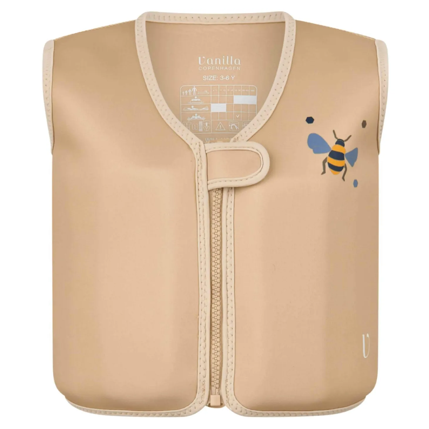 Kamizelka do pływania Neo Honeybee Beige