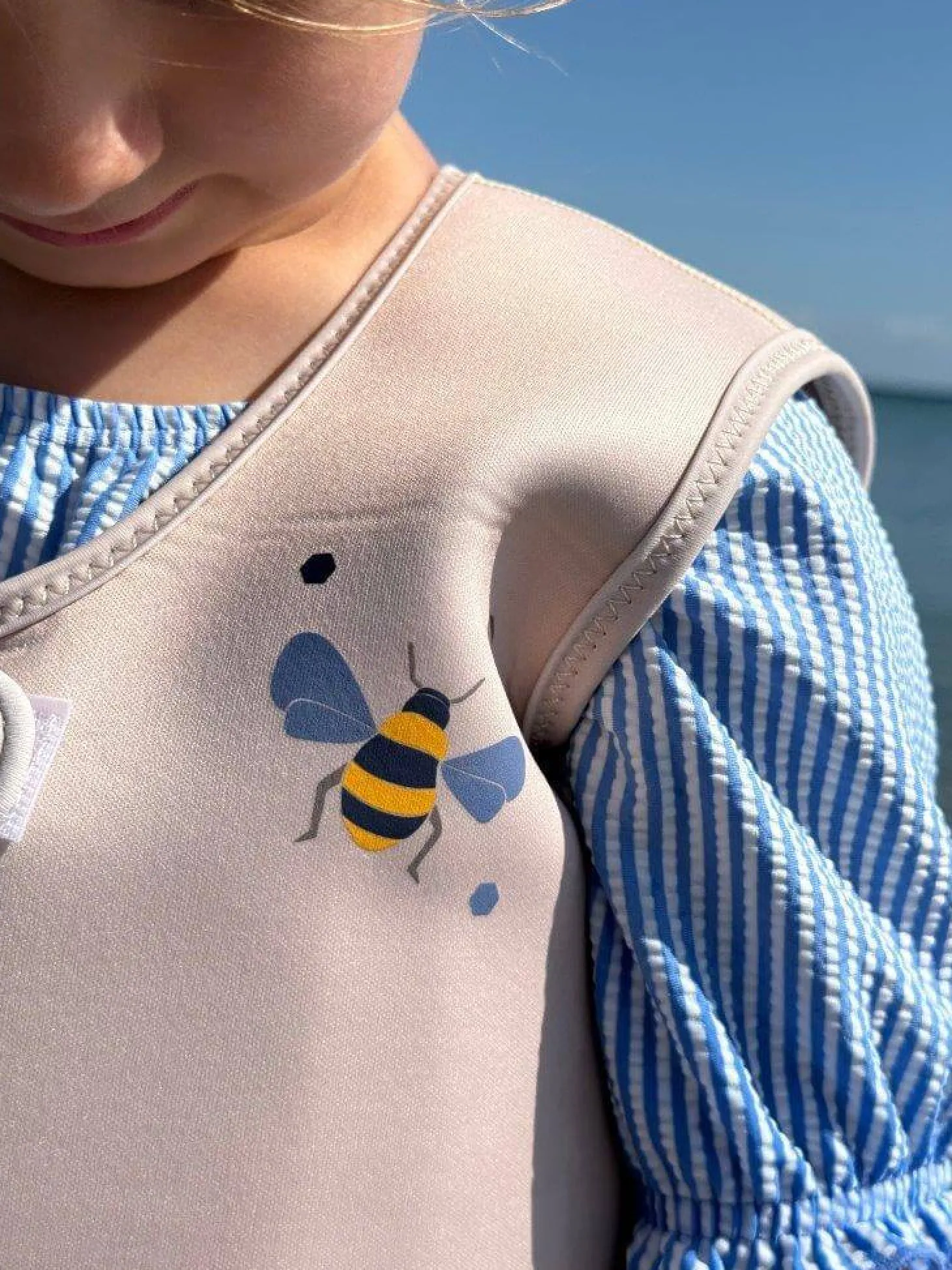 Kamizelka do pływania Neo Honeybee Beige