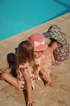 Kamizelka neoprenowa do nauki pływania Ellis - cherry bow blue
