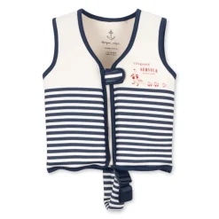 Kamizelka neoprenowa do pływania Ellis - marin stripe