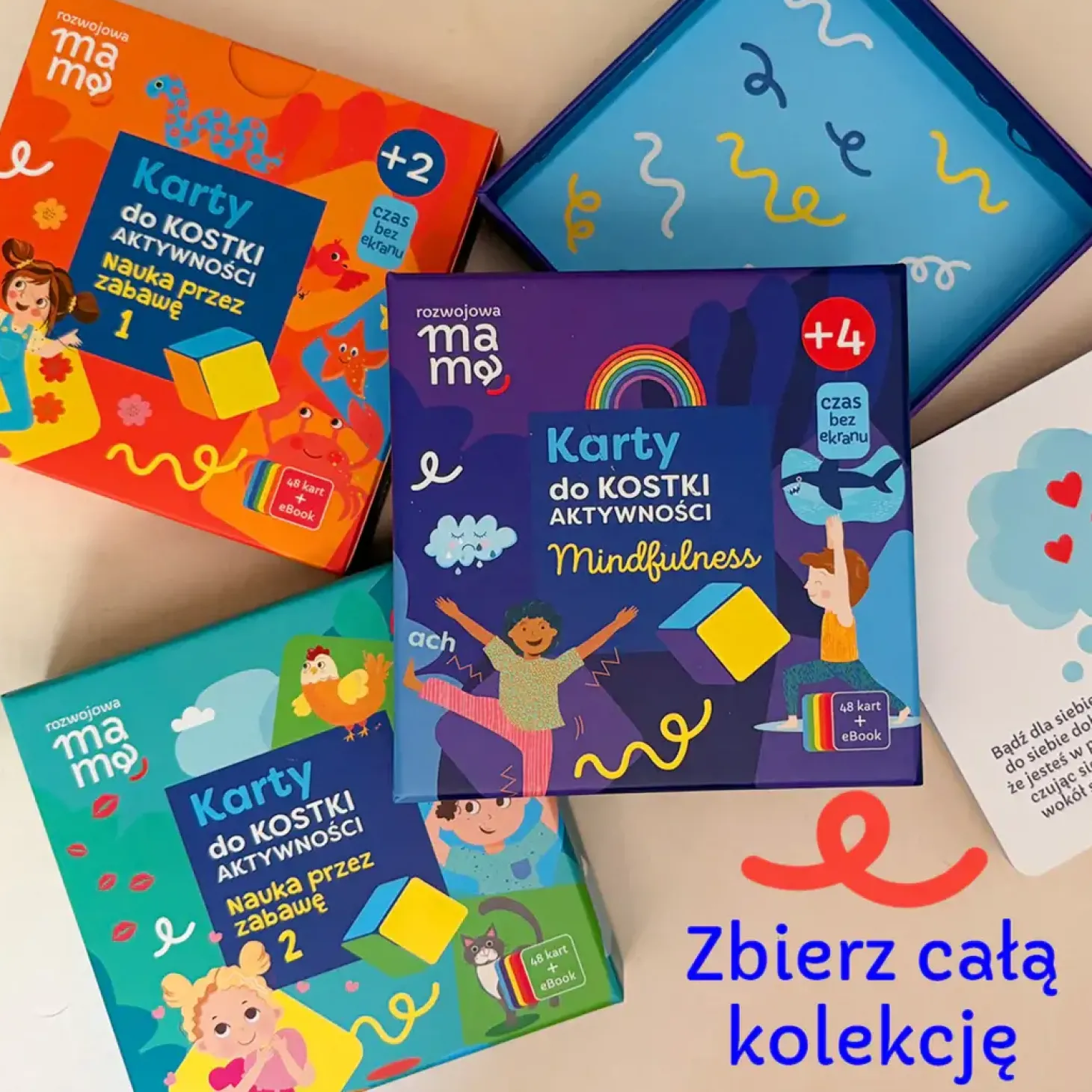 Karty do kostki aktywności - mindfulness + mini e-book 4+