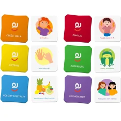 Karty do kostki aktywności - nauka przez zabawę 1+ mini e-book 2+