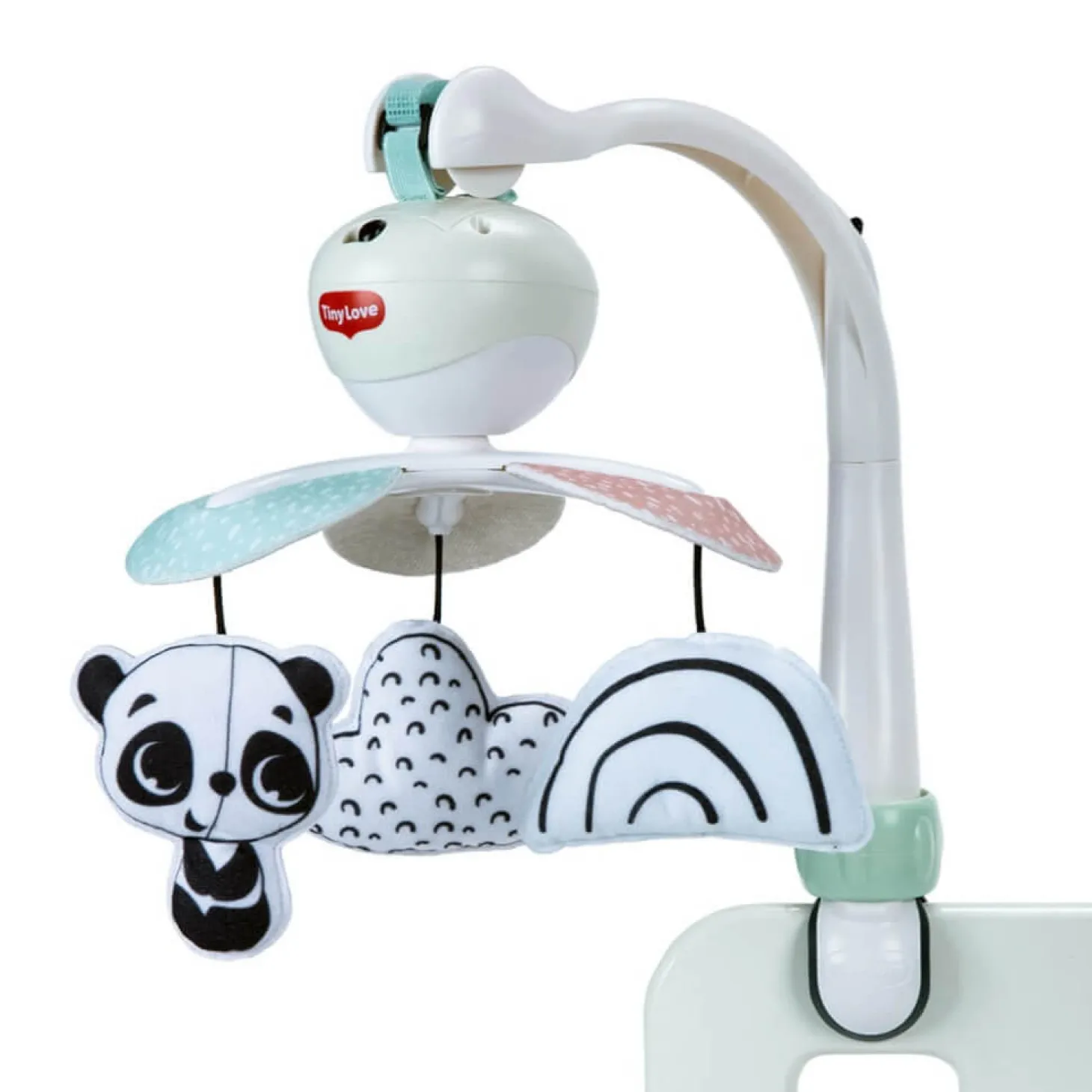 Karuzela podróżna 3w1 Decor - czarno-biała
