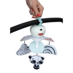 Karuzela podróżna 3w1 Decor - czarno-biała