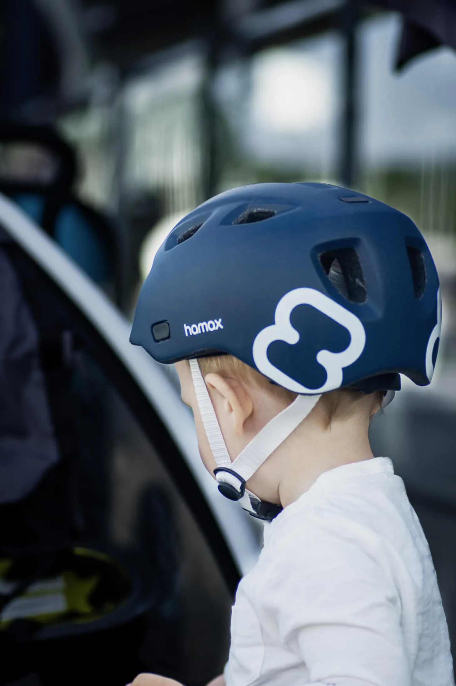 Kask dziecięcy - navy blue, white