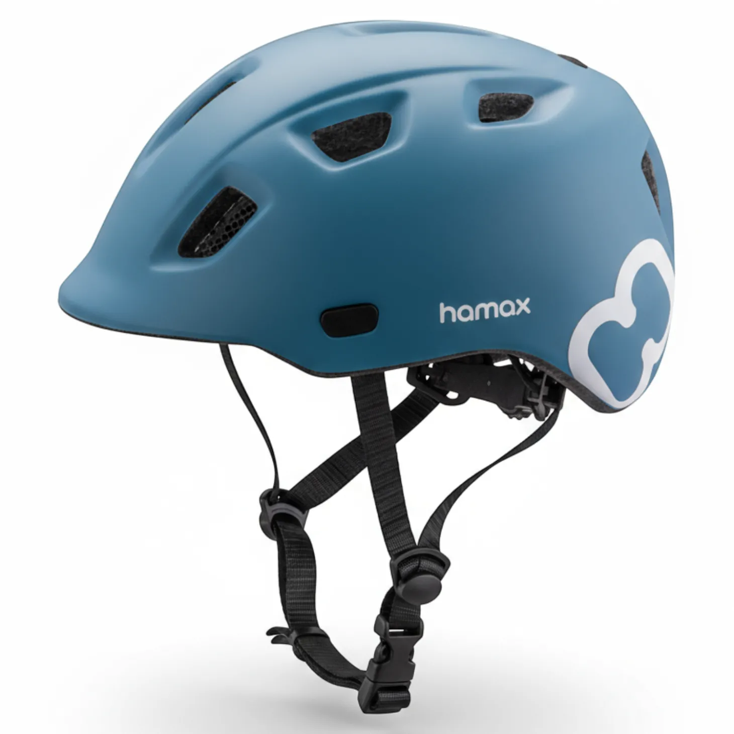Kask dziecięcy - petrol blue, black