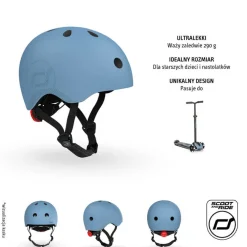 Kask M-L dla starszych dzieci i nastolatków Steel