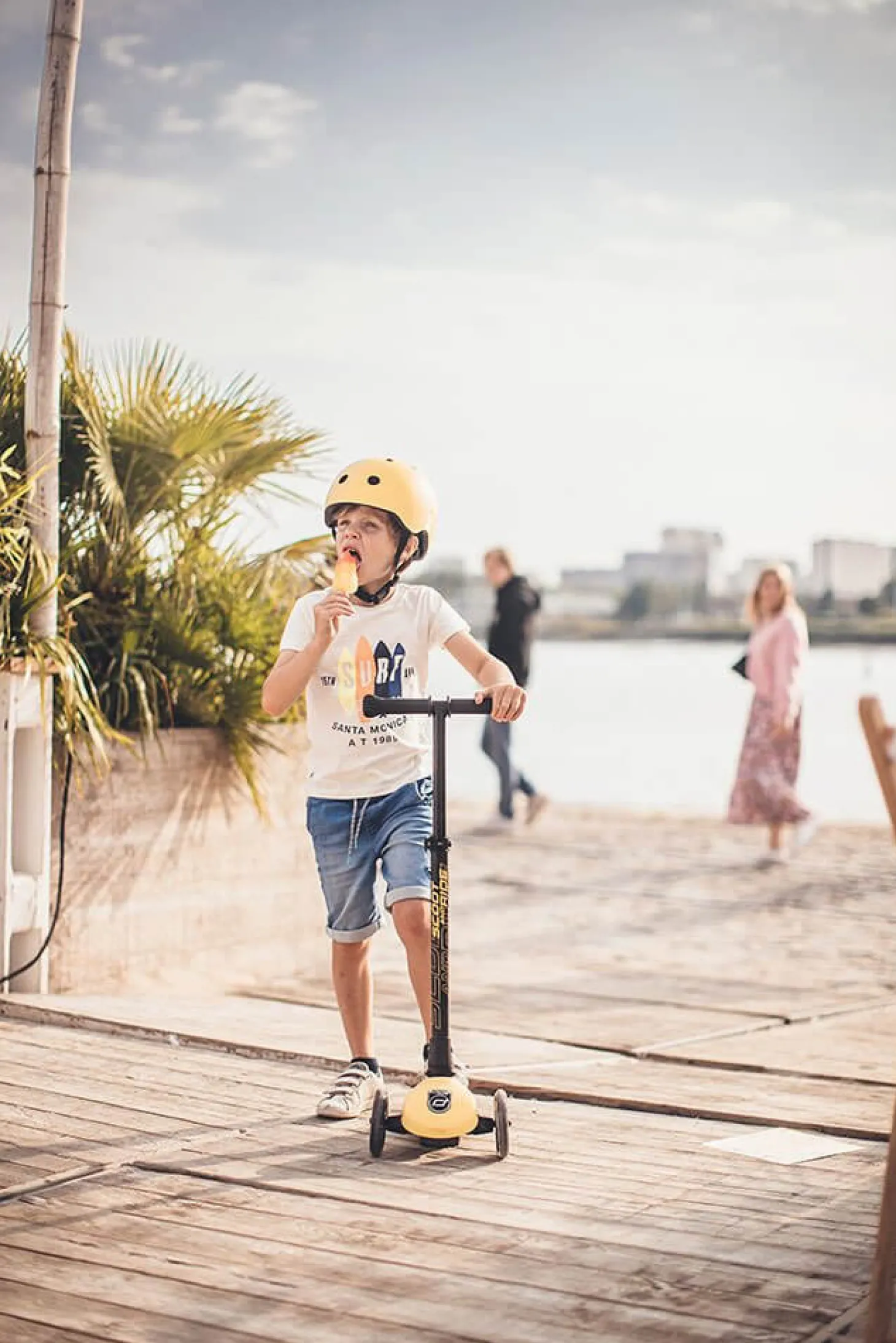 Kask S-M dla dzieci 3+ Lemon kolekcja Icecream