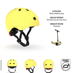 Kask S-M dla dzieci 3+ Lemon kolekcja Icecream