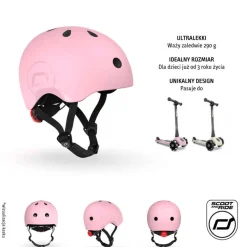 Kask S-M dla dzieci 3+ Rose