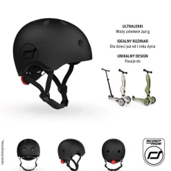 Kask XXS-S dla dzieci 1+ Black