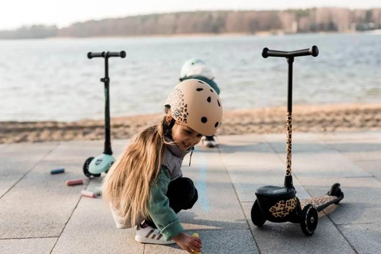 Kask XXS-S dla dzieci 1-5 lat Leopard
