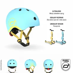 Kask XXS-S dla dzieci 1rż+ Blueberry