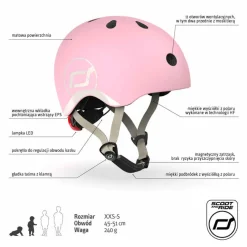 Kask XXS-S dla dzieci 1rż+ Rose