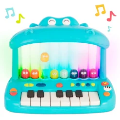 Keyboard ze skaczącymi ptaszkami - Hippo Pop Play Piano