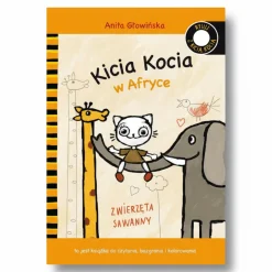 Kicia Kocia w Afryce. Zwierzęta sawanny - kolorowanka