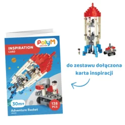Klocki konstrukcyjne Rakieta 138 el., 2+
