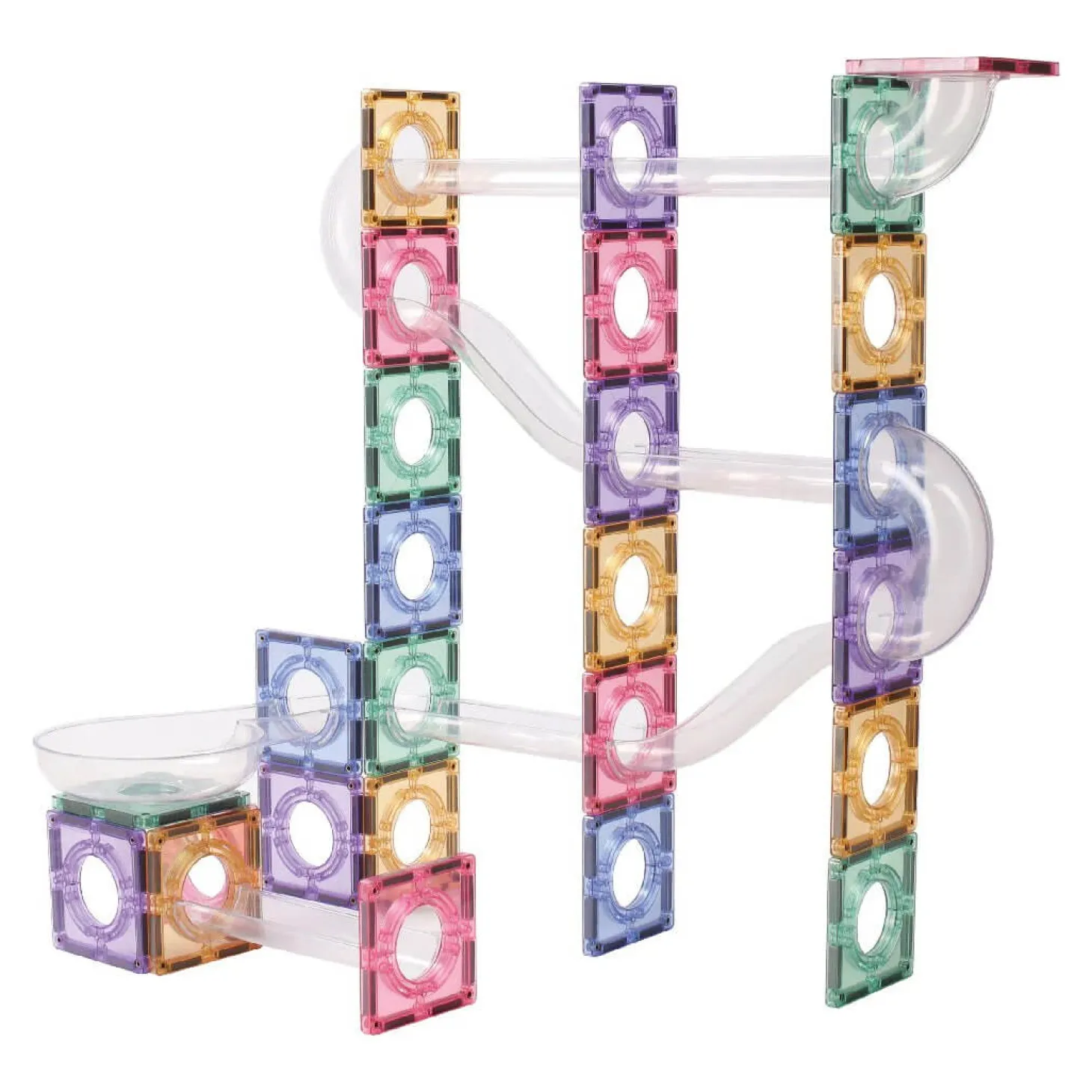 Klocki magnetyczne Ball Run Creative Pack Pastel - 110 el.