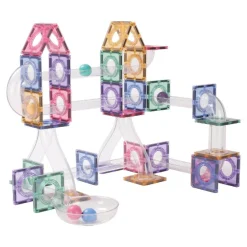 Klocki magnetyczne Ball Run Creative Pack Pastel - 110 el.