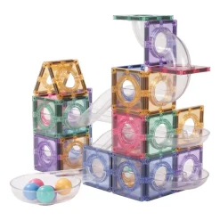 Klocki magnetyczne Ball Run Creative Pack Pastel - 70 el.